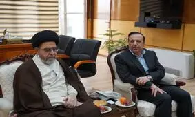 دیدار نماینده آیت الله سیستانی در ایران با استاندار قزوین