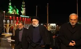 زیارت سحرگاهی رئیس‌جمهور بر مزار سردار سلیمانی/ ویدئو