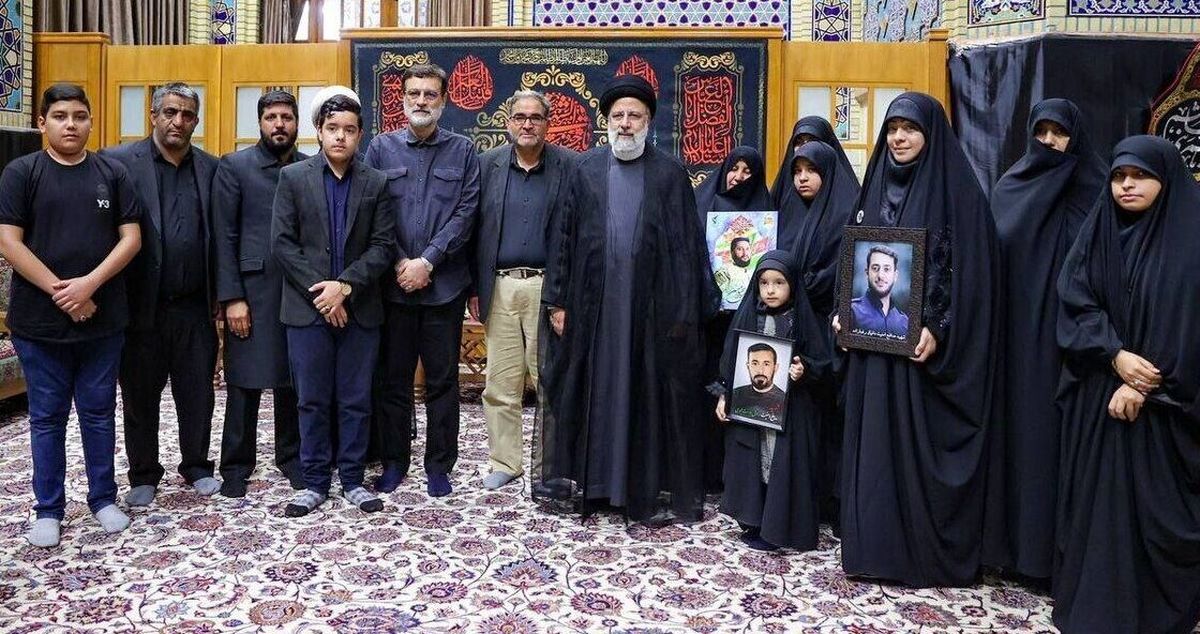 رئیس‌جمهور با خانواده شهدای امنیت در مشهد دیدار کرد