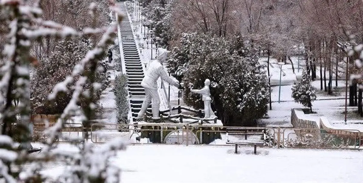 تهران برفی می‌شود 