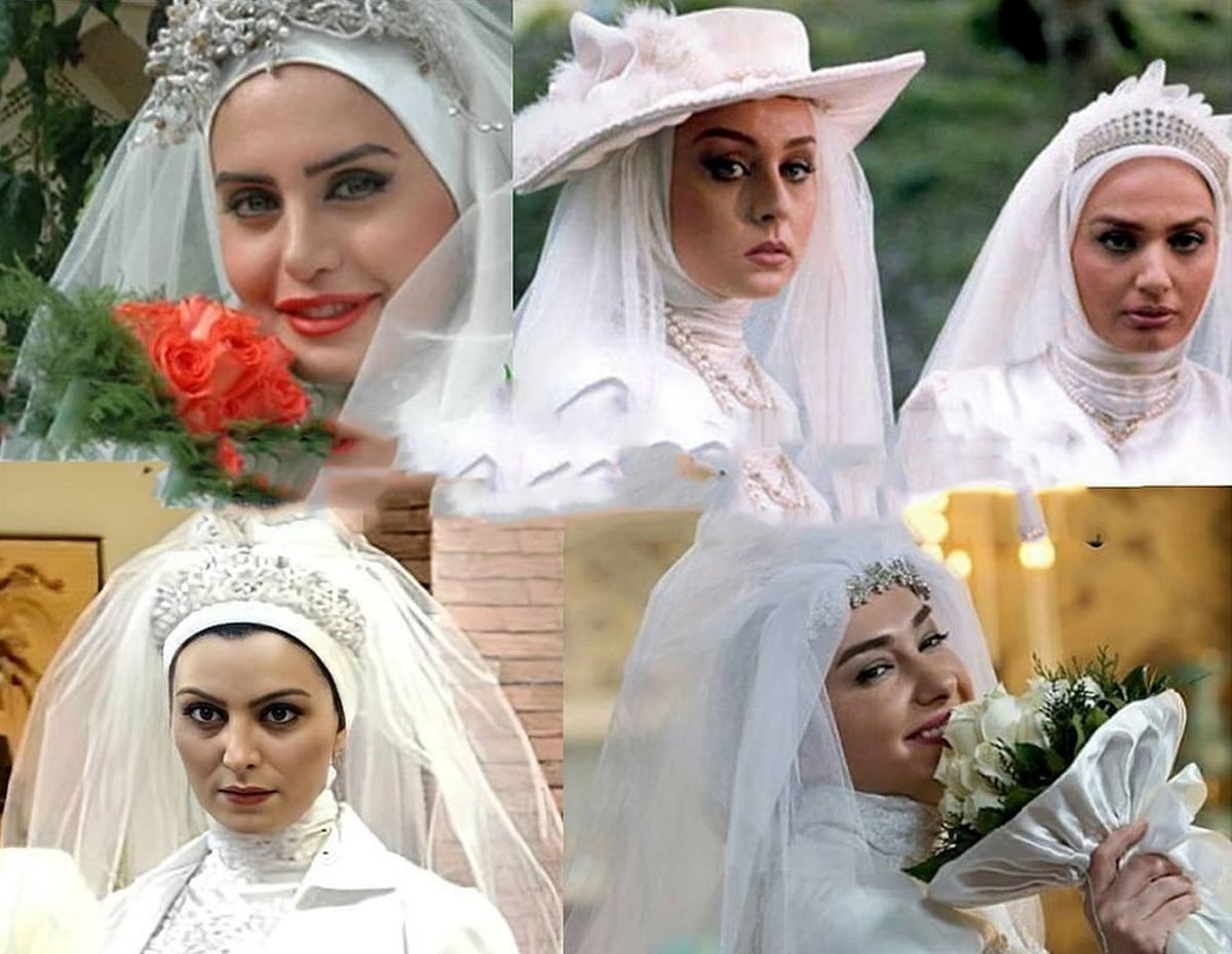 تصاویری از بازیگران زن ایرانی در لباس عروس از مهناز افشار تا ریحانه پارسا
