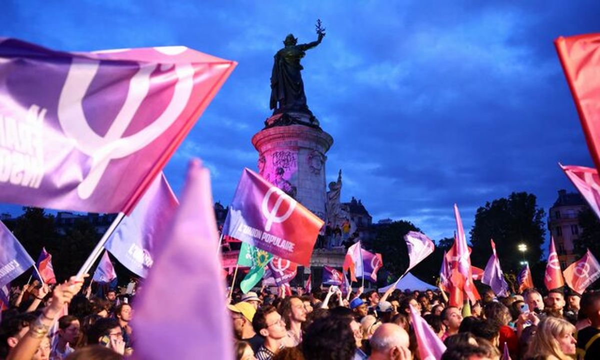 تظاهرات در پاریس در پی پیشتازی راست‌های افراطی در انتخابات

