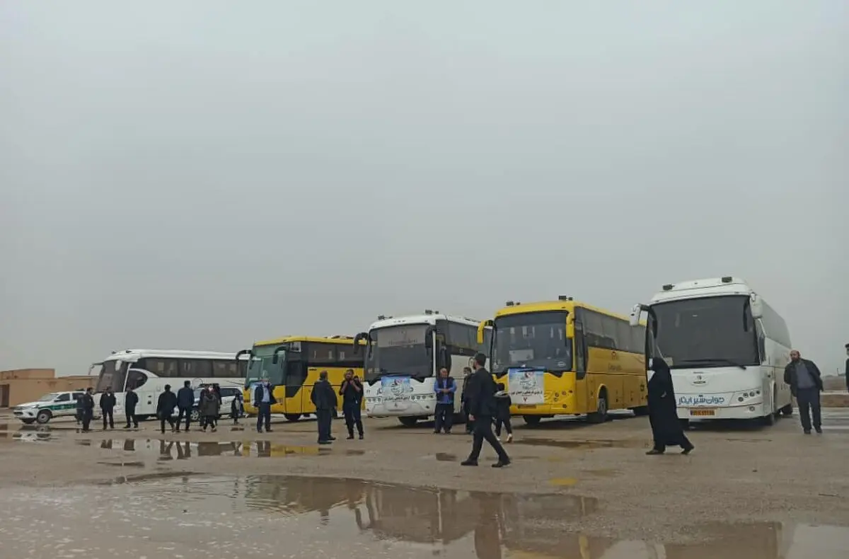 حضور اولین کاروان رسمی راهیان نور کشور پس از دو سال در یادمان شهدای شلمچه/ ویدئو