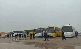 حضور اولین کاروان رسمی راهیان نور کشور پس از دو سال در یادمان شهدای شلمچه/ ویدئو