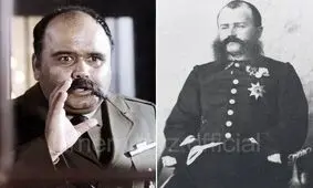 شباهت جالب هنرمندان با افراد عکس‌های قدیمی دوره قاجار