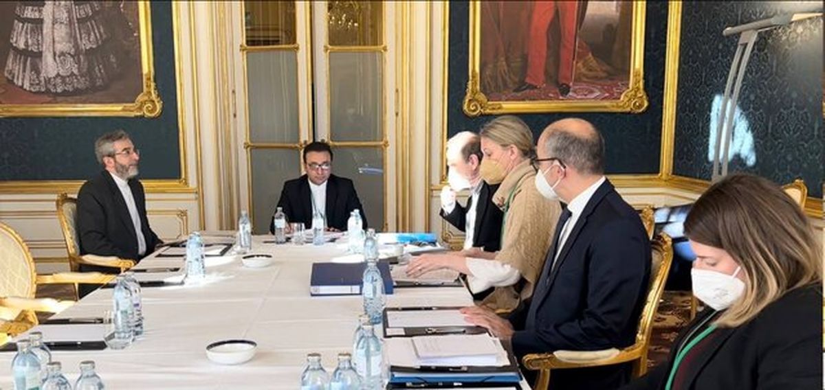جلسه روسای هیأت‌های مذاکره‌کننده ایران و ۳ کشور اروپایی