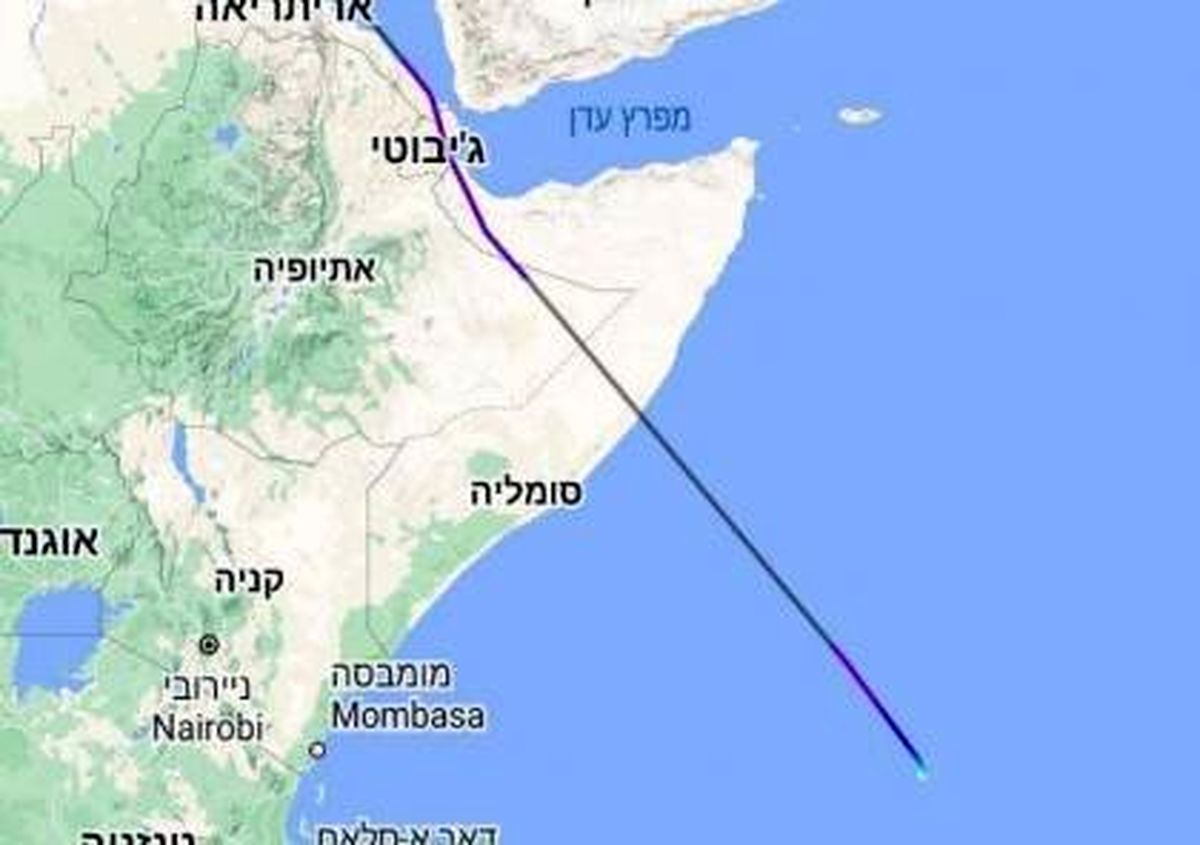هواپیمای حامل اسرائیلی ها که عازم تل‌آویو بود، در عربستان به زمین نشست