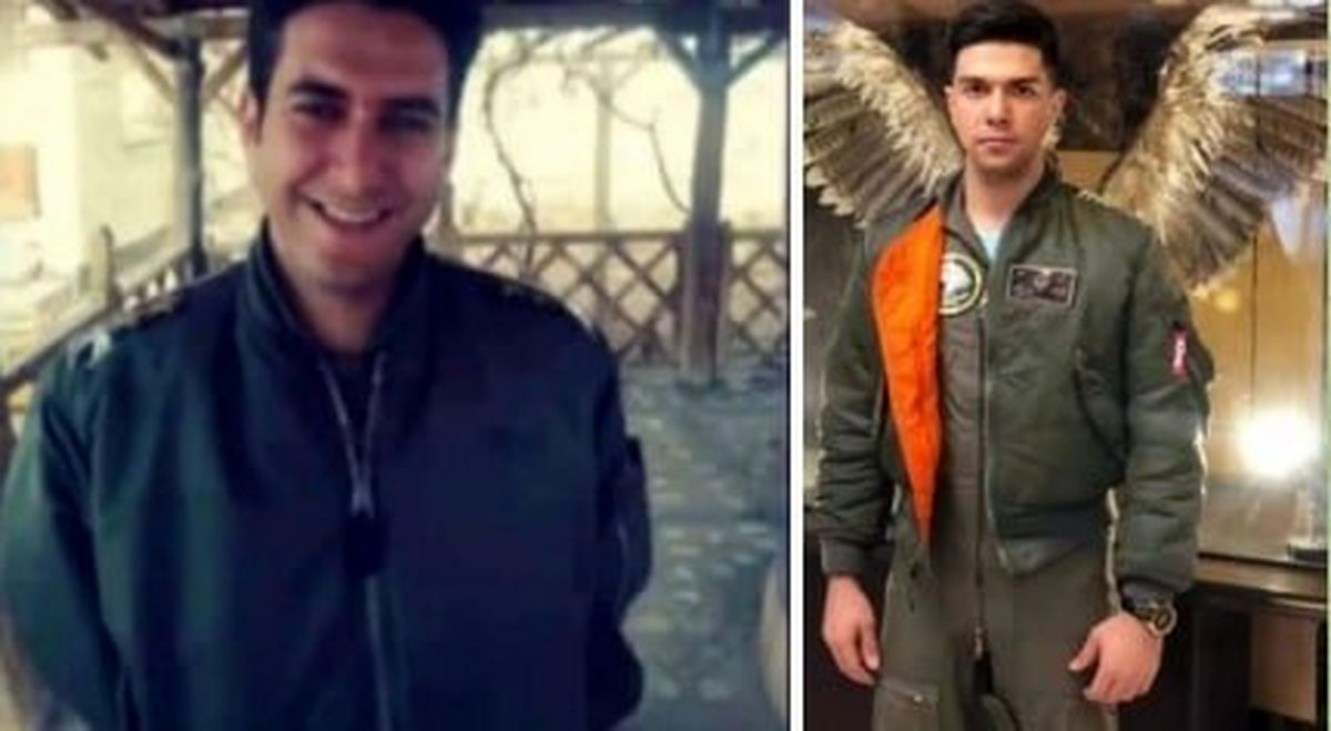شهادت خلبان و کمک خلبان در پی سقوط هواپیمای اف 7 در نایین اصفهان