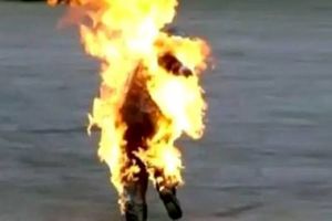 مادرشوهر عراقی عروسش را به آتش کشید