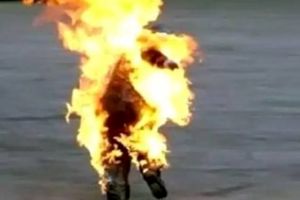 مادرشوهر عراقی عروسش را به آتش کشید