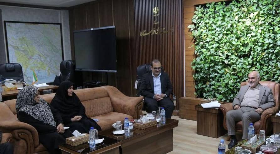 دیدار رئیس جبهه اصلاحات ایران با استاندار خوزستان 
