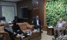 دیدار رئیس جبهه اصلاحات ایران با استاندار خوزستان 