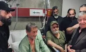 عیادت اکبر عبدی از لات اسمیِ تهران در بیمارستان/ ویدئو 