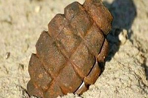 نارنجک کشف شده در دانشگاه کرمانشاه