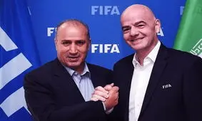 استقبال رئیس فیفا از حضور تیم ملی فوتبال ایران در جام جهانی

