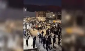 ویدئویی دیگر از حمله آشوبگران در آبدانان ایلام به فروشگاه افق کوروش و حیف و میل برنج