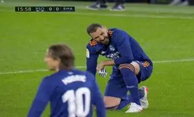 شوک بزرگ به رئال، بنزما مصدوم شد/ عکس