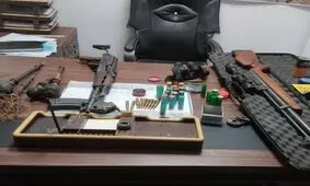کشف سلاح جنگی و ادوات شکار غیرمجاز در میبد
