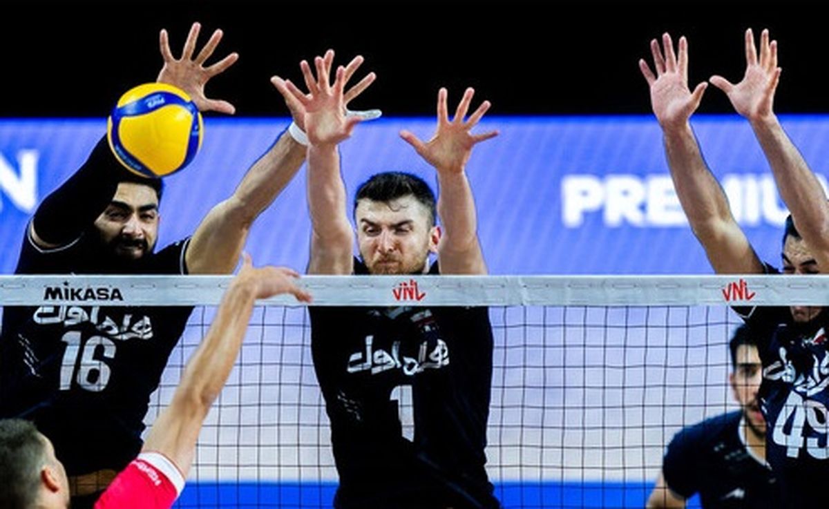 شکست تیم ملی والیبال ایران مقابل فرانسه

