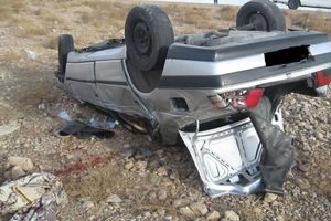 سانحه انتقال اتباع غیرمجاز / ۶ کشته و چهار مصدوم بر اثر واژگونی خودرو در بردسیر کرمان