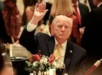 فیلمی از مراسم شام کریسمسی ترامپ و ملانیا در مارالاگو