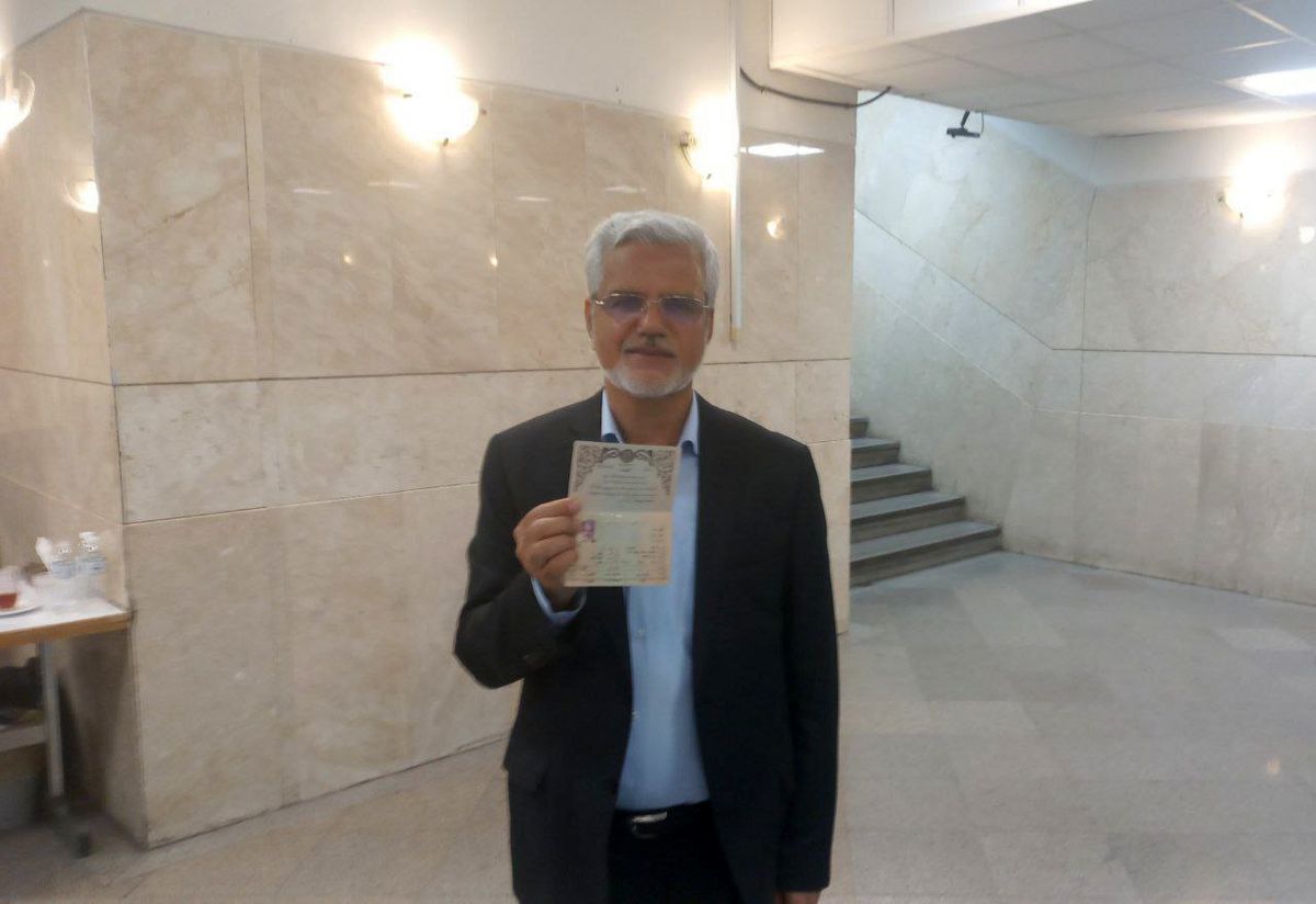 محمود صادقی داوطلب کاندیداتوری انتخابات ریاستجمهوری شد