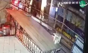 تررویست‌های مزدور موساد درب مسجد رسول اکرم جهانشهر کرج را امشب آتش زدند
