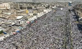 تجمع بزرگ عراقی‌ها در حمایت از فلسطین