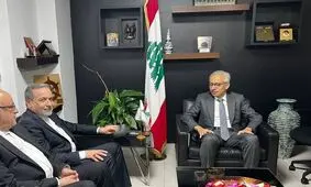 دیدار عراقچی با وزیر اقتصاد لبنان
