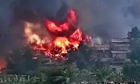 حریق در ادروگاه پناهجویان «روهینگیا»، هزاران نفر را بی‌سرپناه کرد/ ویدئو