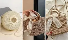 کیف حصیری ترند تابستان ۱۴۰۴/ عکس