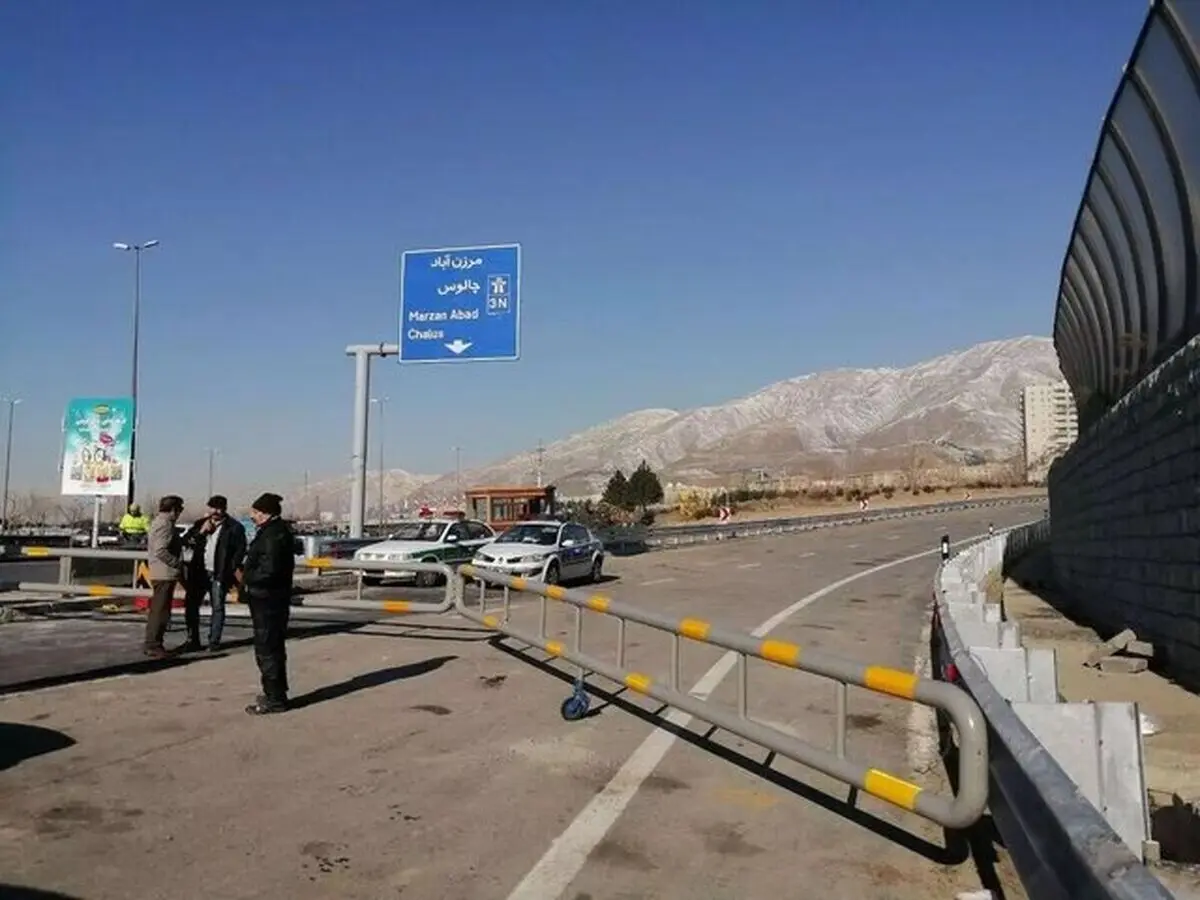 جاده قدیم چالوس ۳ روز مسدود شد