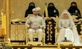 مراسم جشن عروسی باشکوه دختر سلطان برونئی/ ویدئو