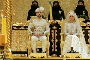 مراسم جشن عروسی باشکوه دختر سلطان برونئی/ ویدئو