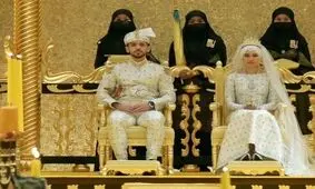مراسم جشن عروسی باشکوه دختر سلطان برونئی/ ویدئو