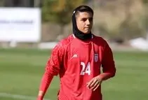 کناره‌گیری زهرا علیزاده از تیم ملی فوتبال زنان؛ ایستادن کنار مردم از هر چیزی مهم‌تر است/ عکس