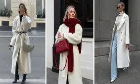 چطور سفید آرامش بخش سال را در استایل های زمستانی به کار ببریم؟/ تصاویر