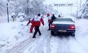 امداد رسانی به این ۱۴ استان‌ در پی بارش برف و باران