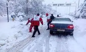 امداد رسانی به این ۱۴ استان‌ در پی بارش برف و باران