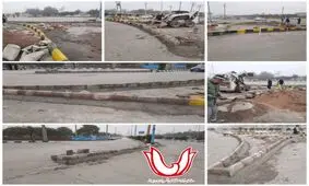 اصلاح هندسی خیابانهای منتهی به میدان ورودی آرامستان بهشت آباد