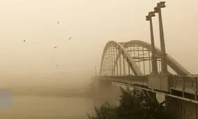 کاهش ساعت اداری خوزستان در روز سه‌شنبه به علت گرد و غبار


