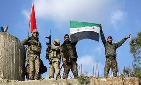 پرچم تحریرالشام بر روی هواپیماهای سوری/ ویدئو