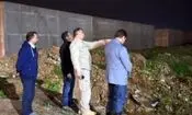 بازدید معاون استاندار خوزستان از عملیات دفع آبهای سطحی اندیمشک