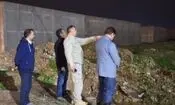 بازدید معاون استاندار خوزستان از عملیات دفع آبهای سطحی اندیمشک