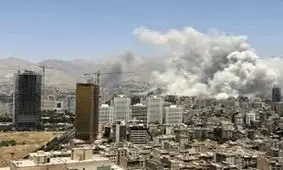 حمله اسرائیل چگونه مردم را در میدان تجریش تهران شهید کرد؟/ ویدئوی لحظه برخورد موشک

