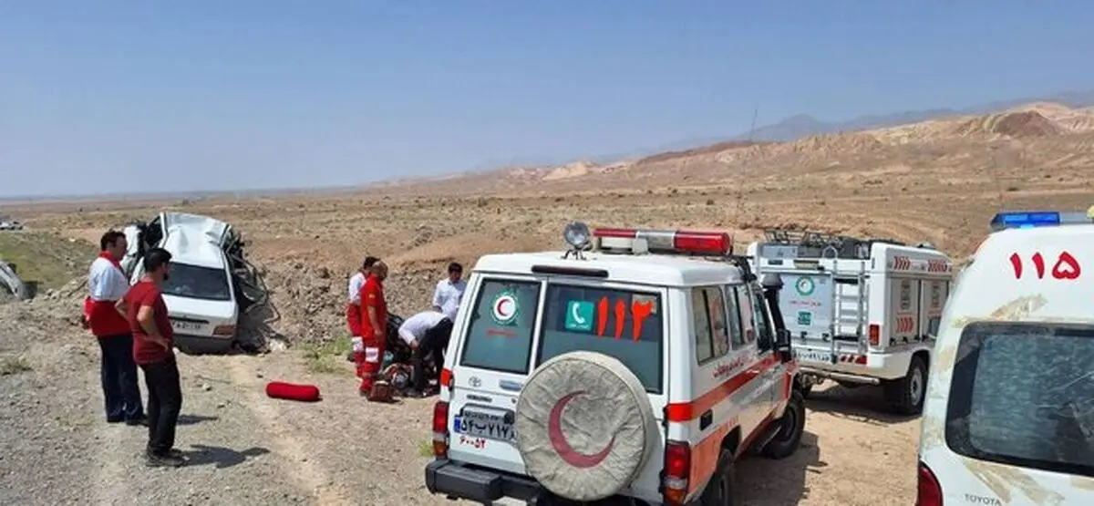 مصدومیت 9 نفر در انحراف از جاده در کمتر از 2 ساعت در استان سمنان

