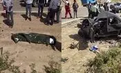 شاخ به شاخ سواری هیوندا با پژوپارس در جاده کرمان
