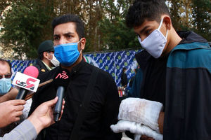 دست کشتی گیر جوان در شرق تهران قطع شد/ بازداشت مرد شمشیر به دست/ ویدئو