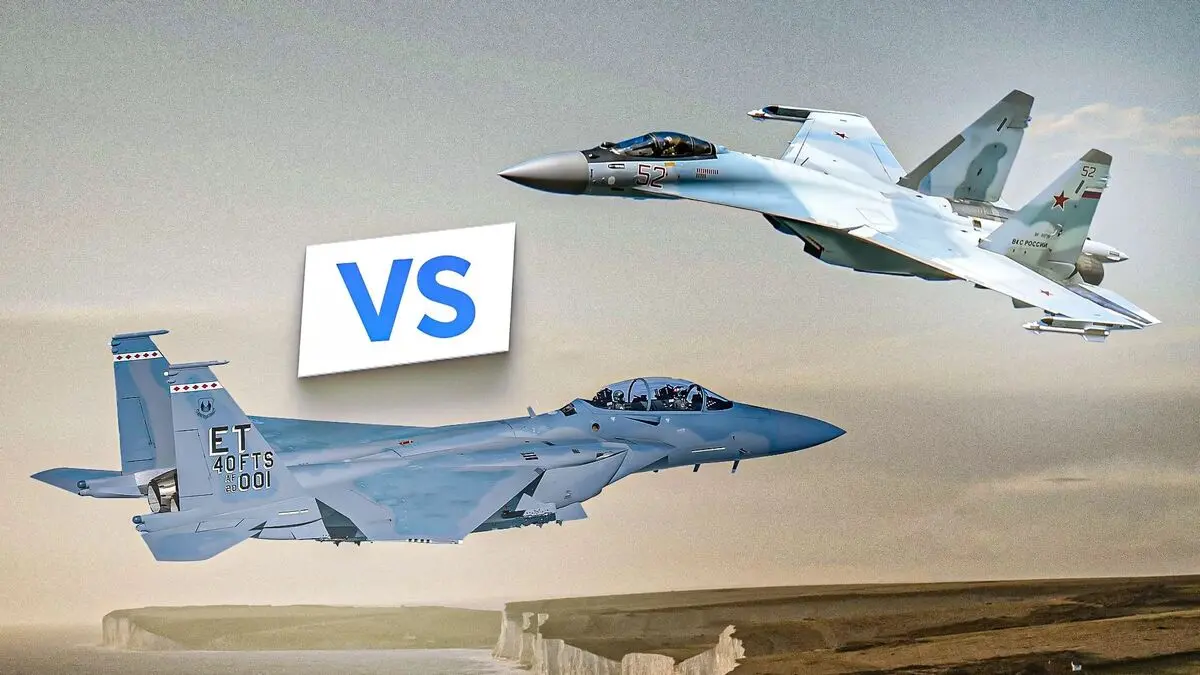 مقایسه قدرت جنگنده F-15EX آمریکا در برابر سوخو-۳۵ روسیه