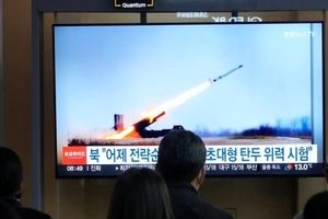  آزمایش موشکی کره شمالی در وسط جاده!/ تصاویر

